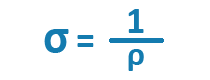 Формула расчета удельной электропроводности