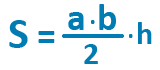 Формула  площади прямоугольной трапеции.