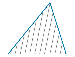 Площадь правильного многоугольника через диагональ.
