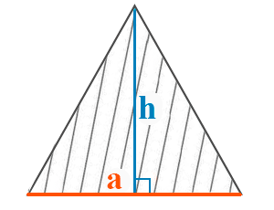 Сторона равностороннего треугольника.