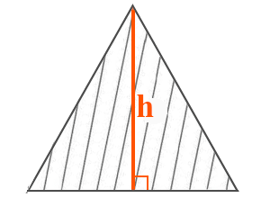 Высота равностороннего треугольника.